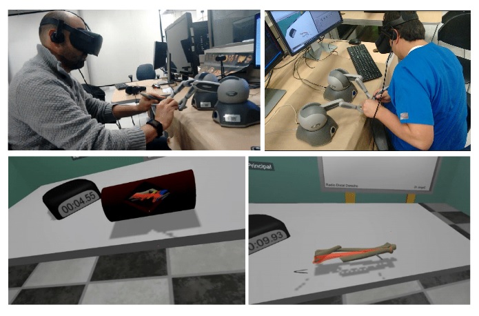 Multimodal training simulator about orthopedics surgical reduction as residency module